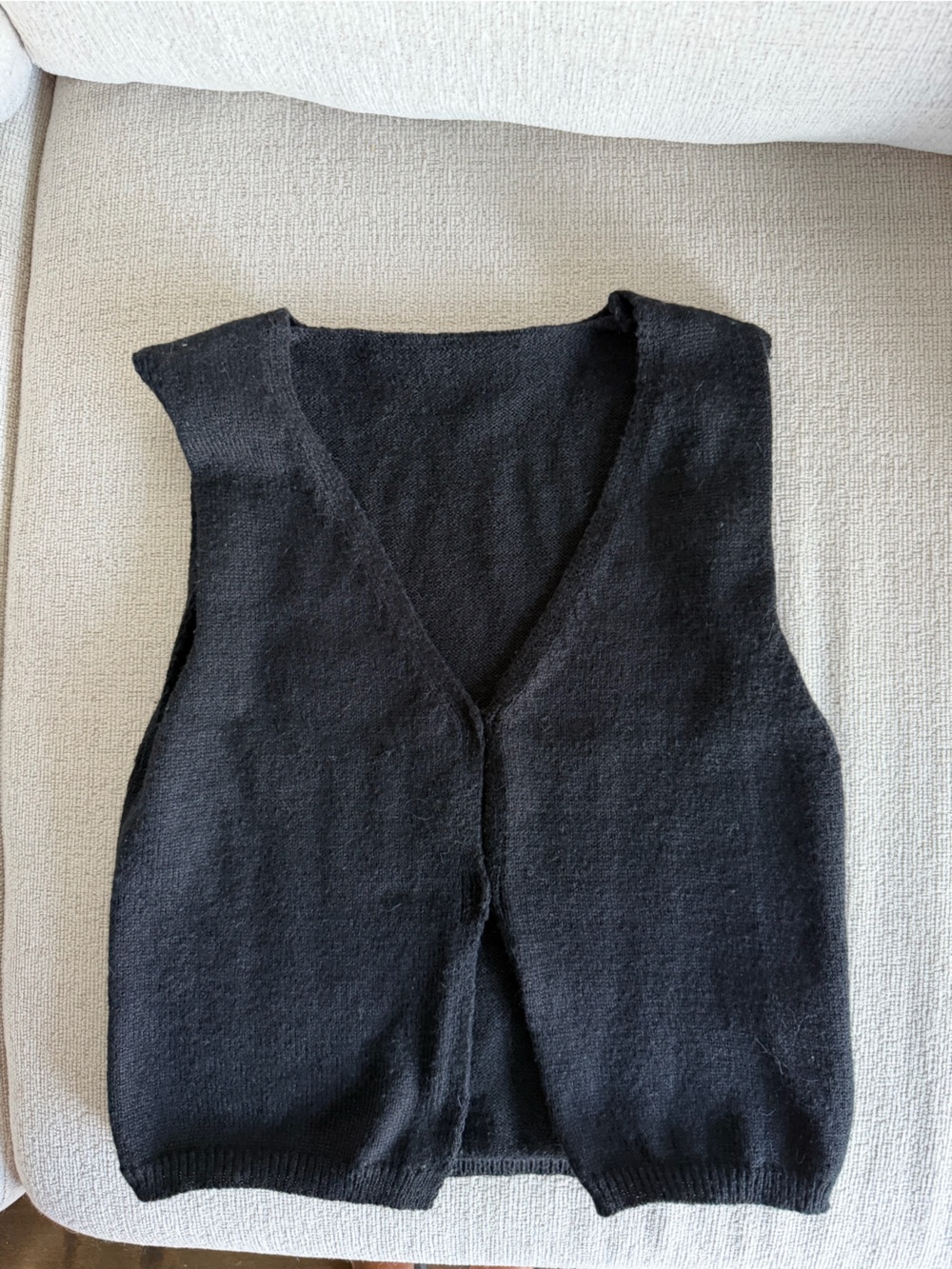 Black Kids Knit Bottoms - Casual Stretch Pants